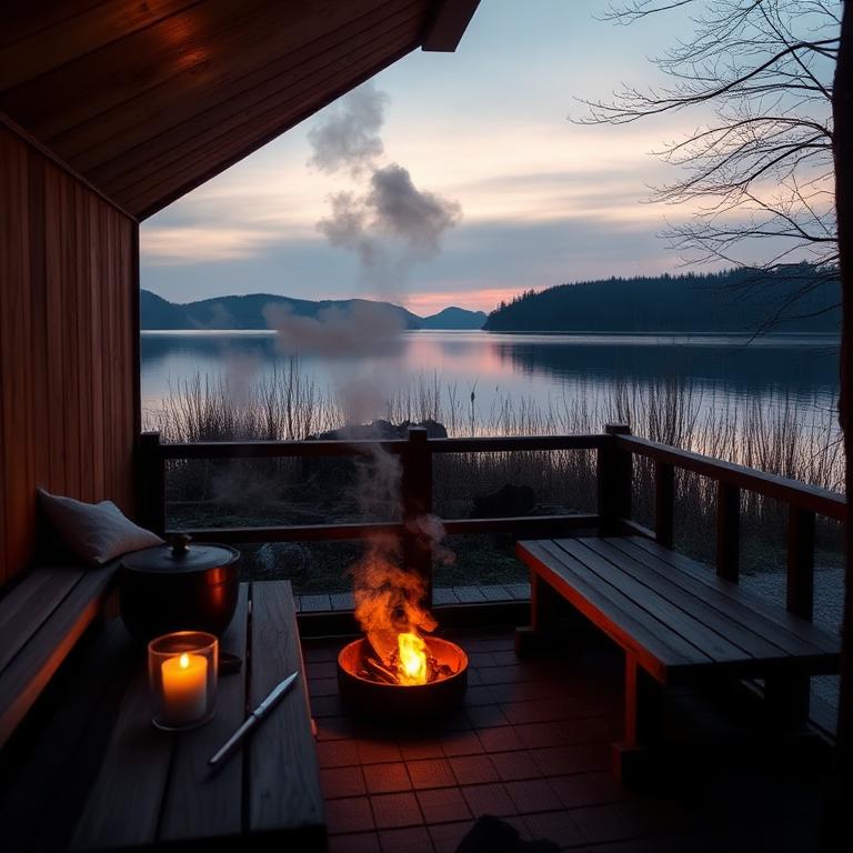 Sauna ved fjorden