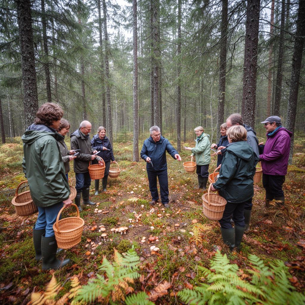 Soppkurs i skogen